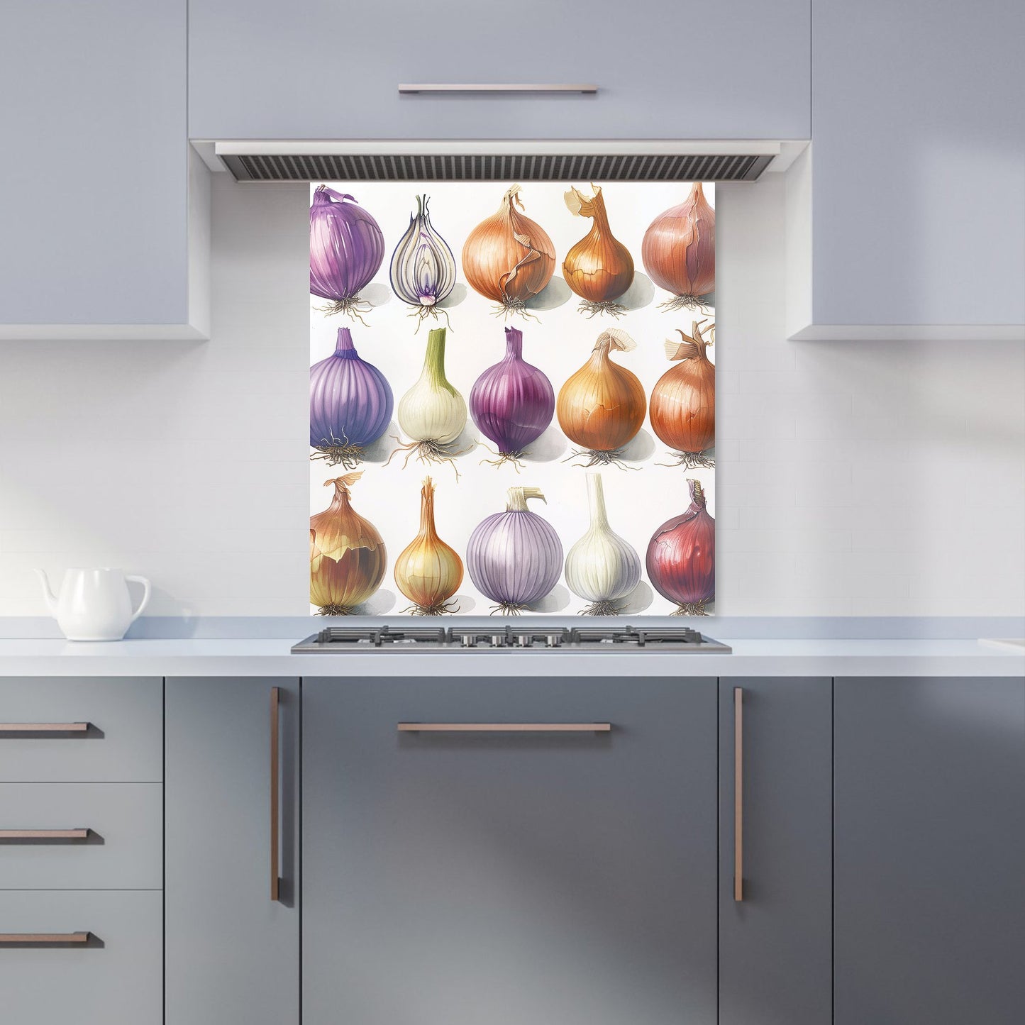 Onion Spectrum: Nature’s Palette Kitchen Splashback