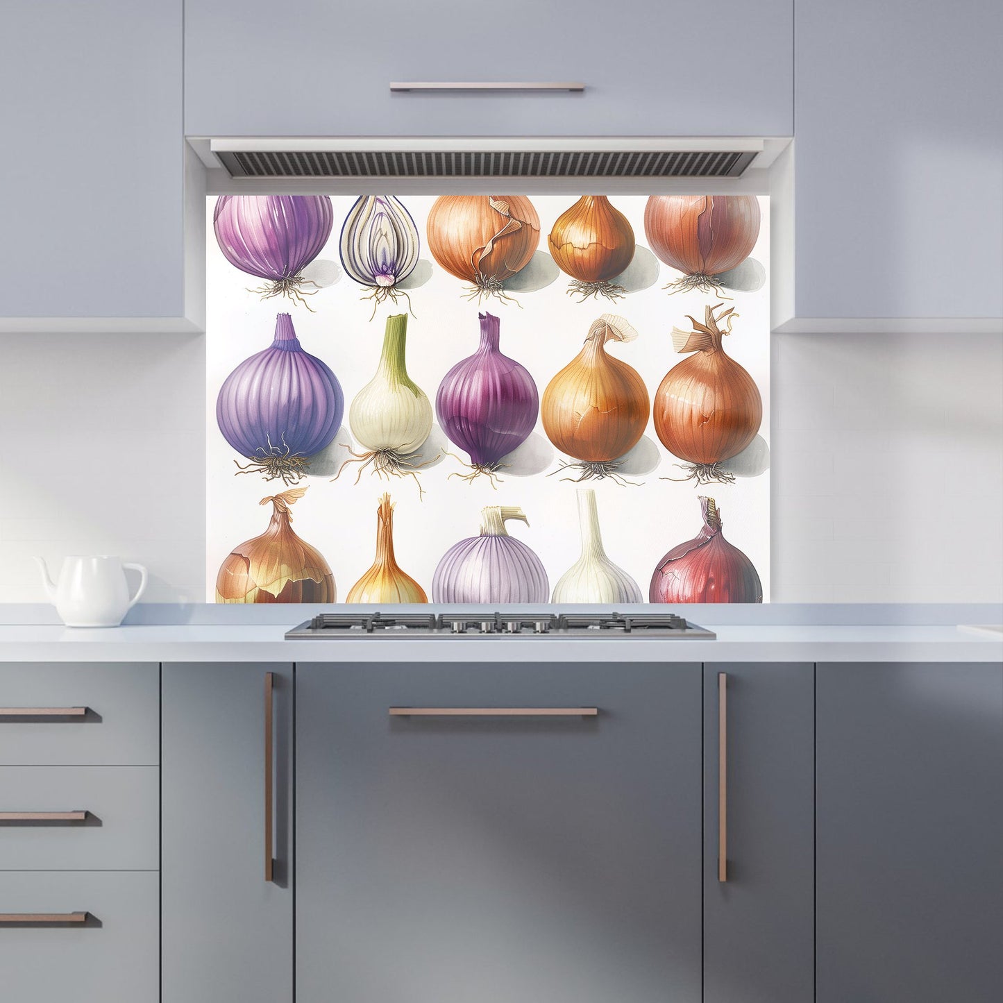 Onion Spectrum: Nature’s Palette Kitchen Splashback
