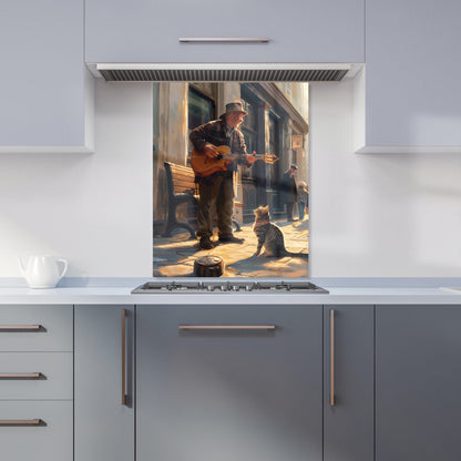 Busker's Melody and the Cat Kitchen Splashback