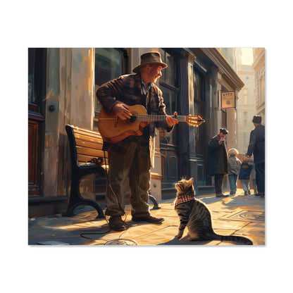 Busker's Melody and the Cat Kitchen Splashback