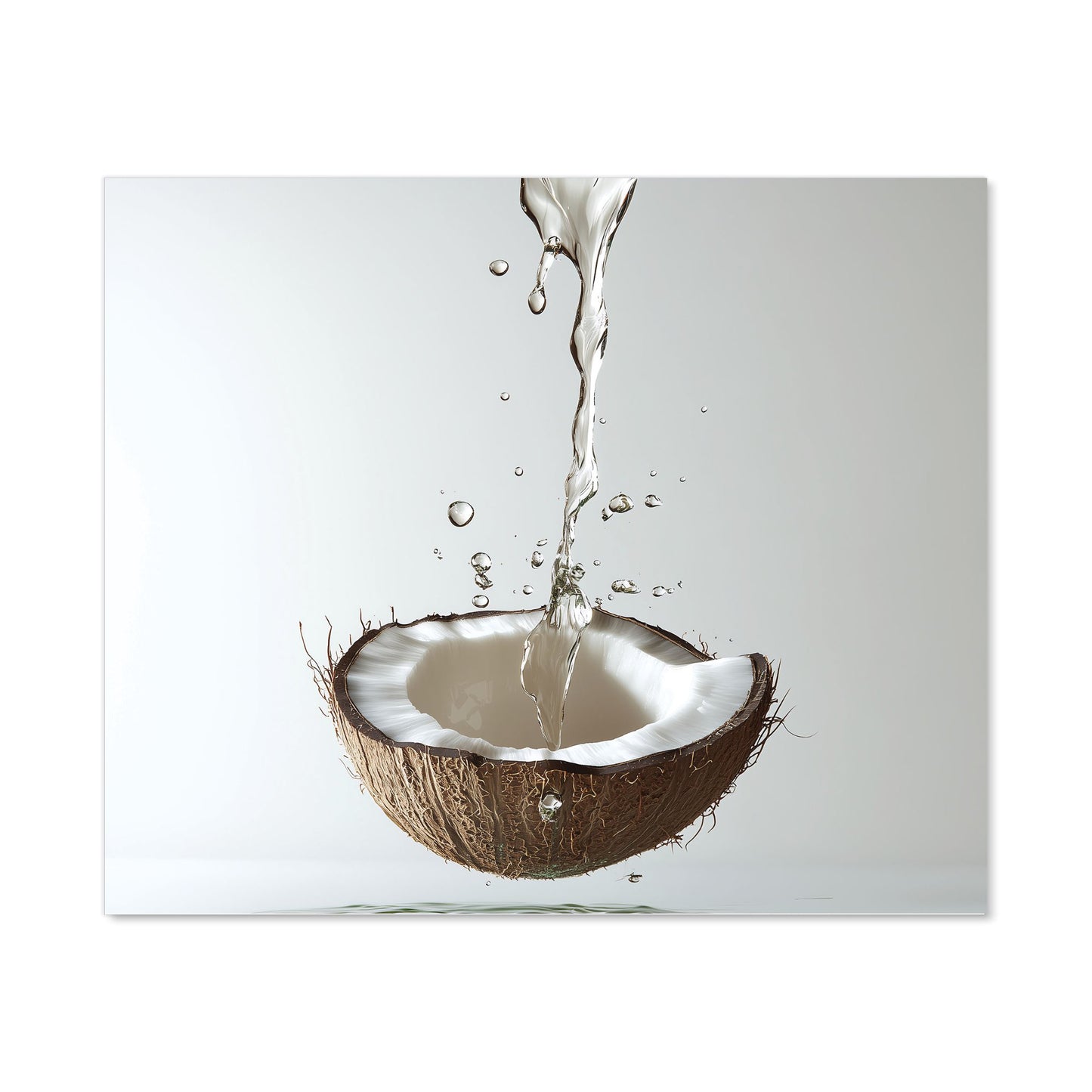 Splashing Coconut: A Fluid Moment Kitchen Splashback