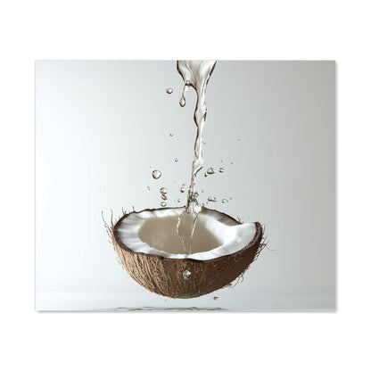 Splashing Coconut: A Fluid Moment Kitchen Splashback