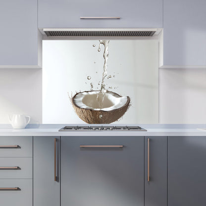 Splashing Coconut: A Fluid Moment Kitchen Splashback