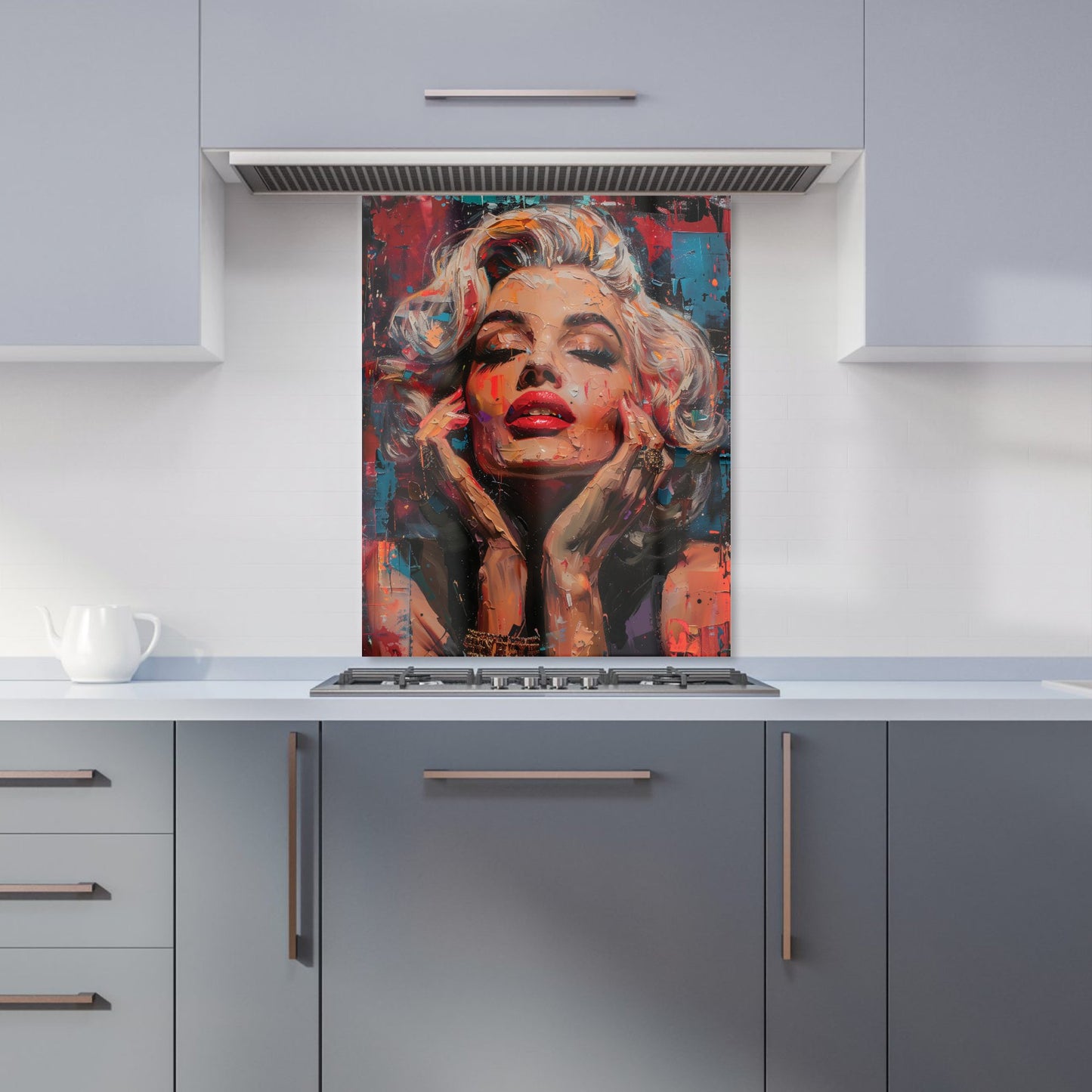 Vivid Marilyn: A Modern Expression Kitchen Splashback
