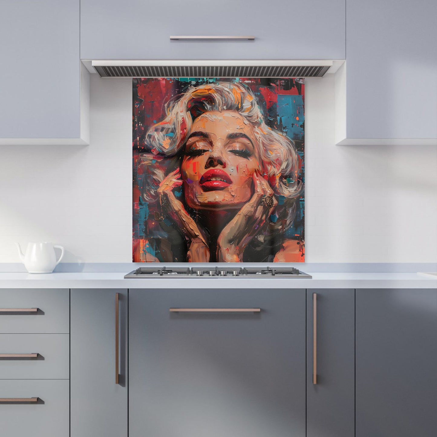 Vivid Marilyn: A Modern Expression Kitchen Splashback