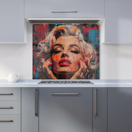 Vivid Marilyn: A Modern Expression Kitchen Splashback