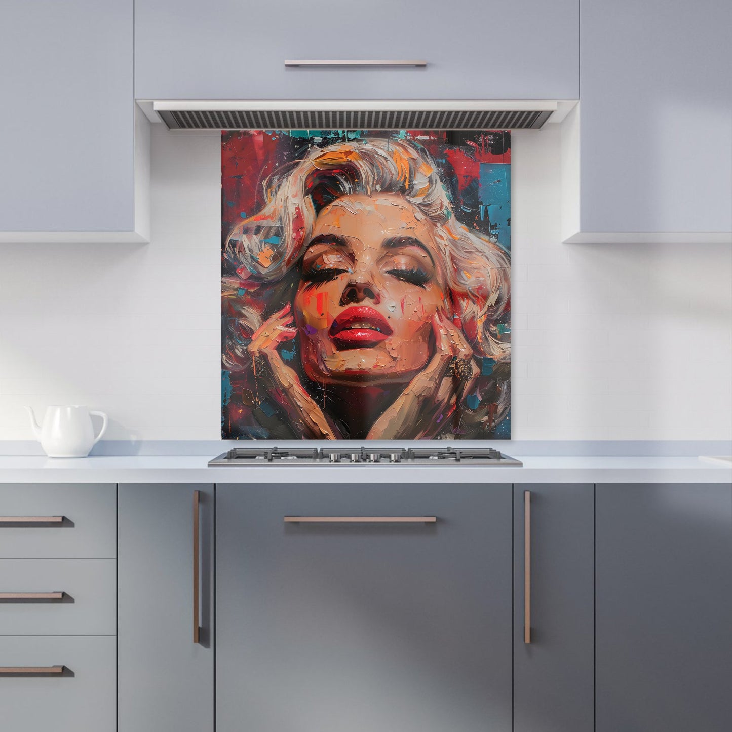 Vivid Marilyn: A Modern Expression Kitchen Splashback