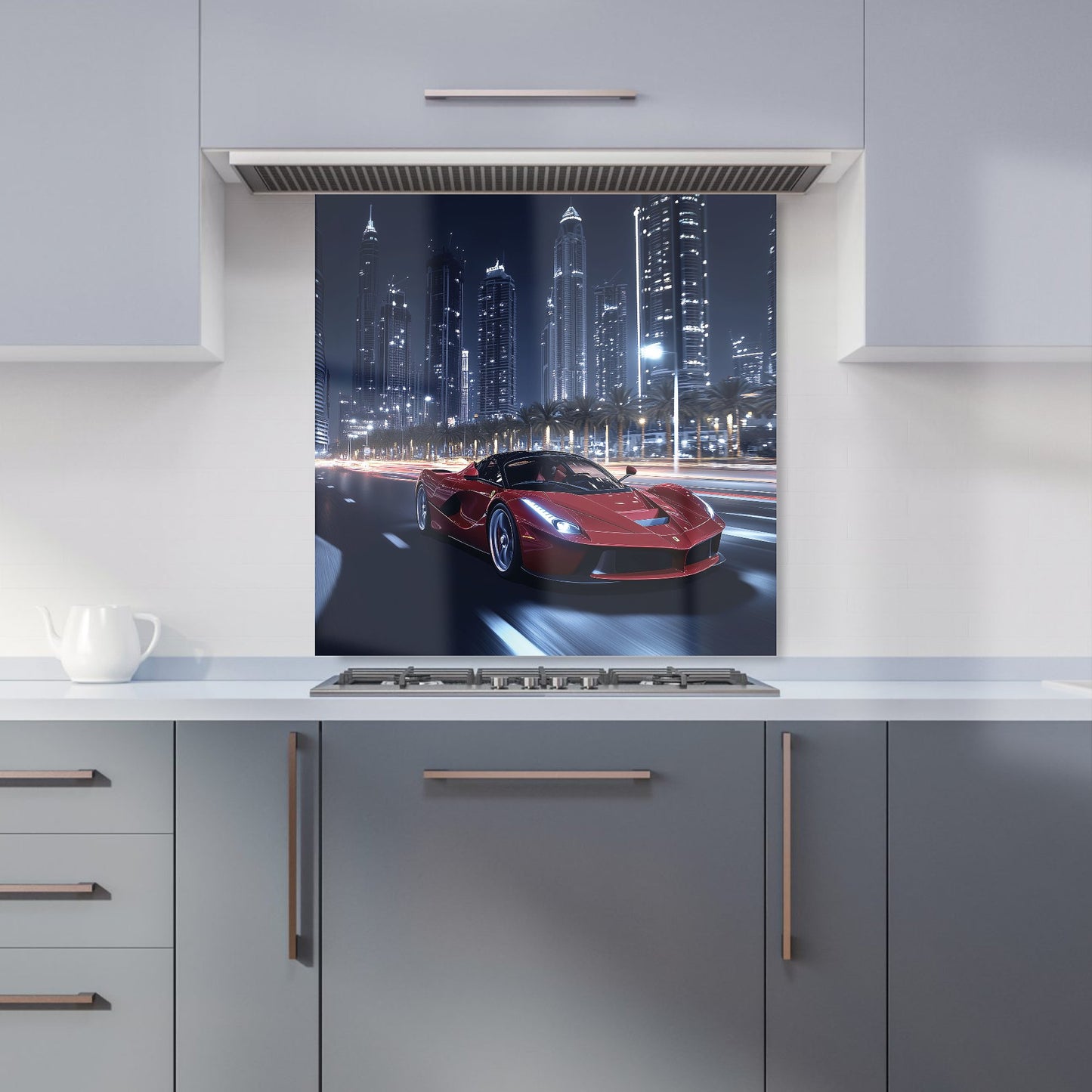Midnight Cruise in Dubai Kitchen Splashback