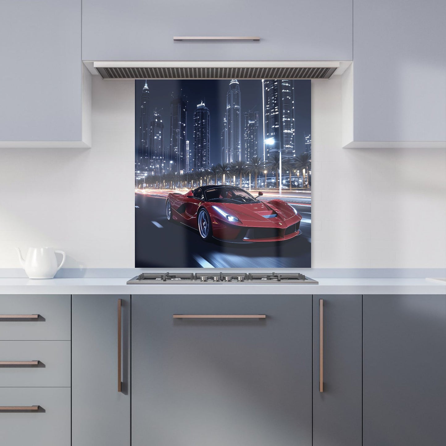 Midnight Cruise in Dubai Kitchen Splashback