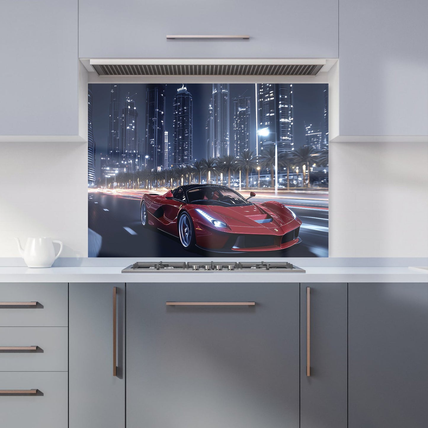 Midnight Cruise in Dubai Kitchen Splashback