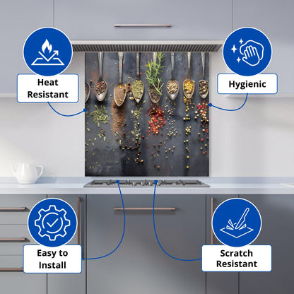 Aromatic Ensemble: Spice Medley Kitchen Splashback