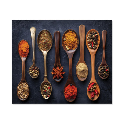 Spice Spectrum: Culinary Colors Kitchen Splashback
