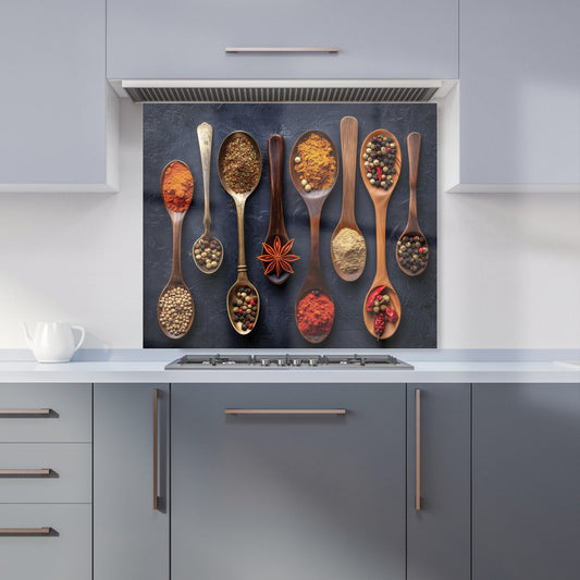 Spice Spectrum: Culinary Colors Kitchen Splashback