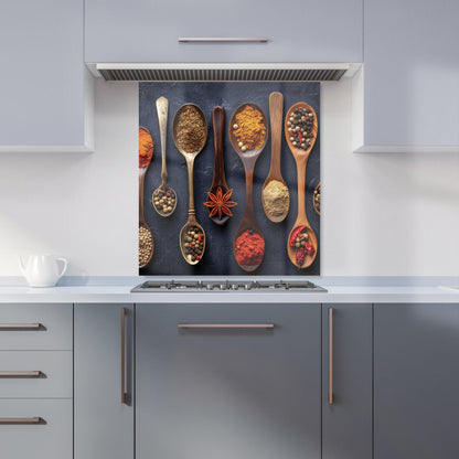 Spice Spectrum: Culinary Colors Kitchen Splashback