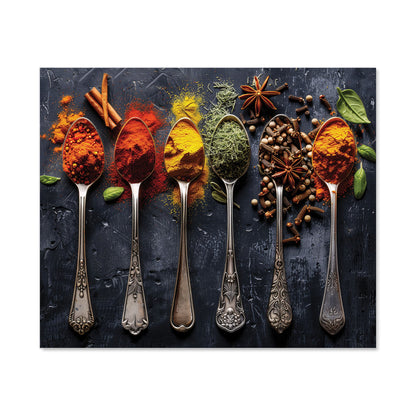 Herbs & Spices: Gastronomic Canvas Kitchen Splashback
