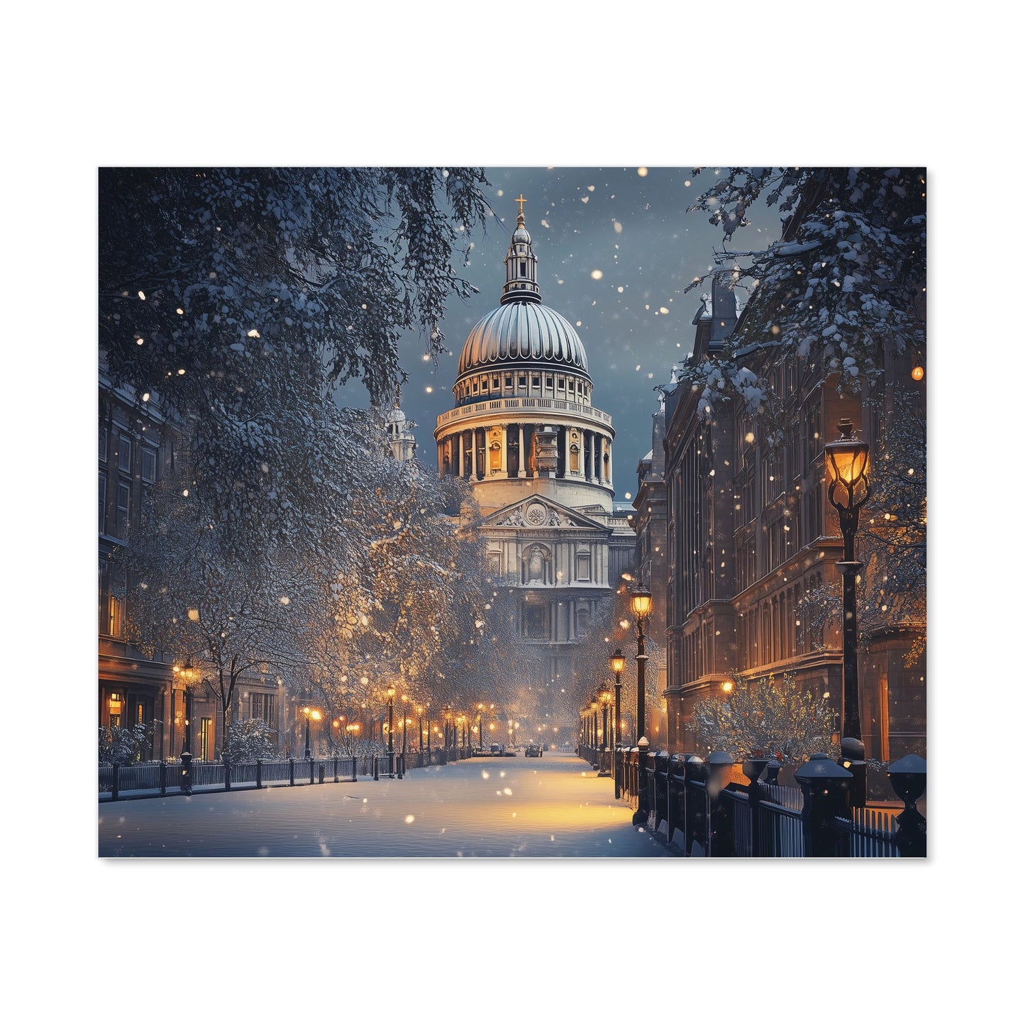 Winter's Embrace at St. Paul's Kitchen Splashback