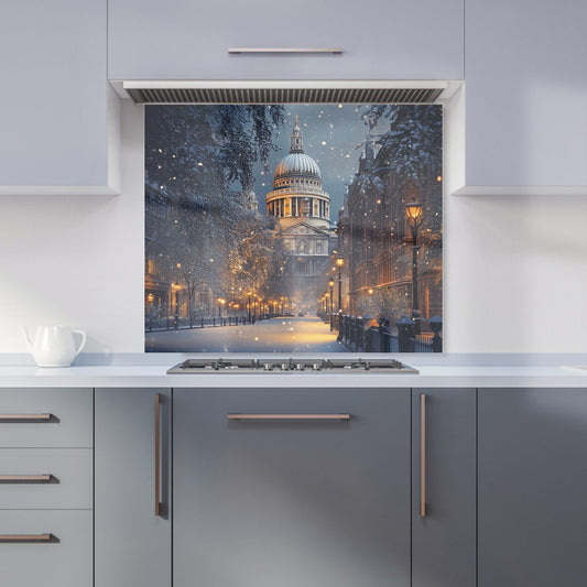 Winter's Embrace at St. Paul's Kitchen Splashback