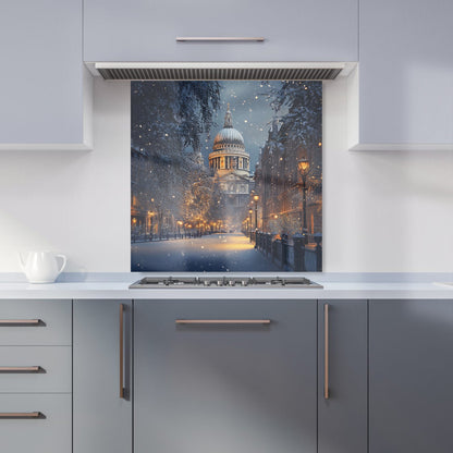 Winter's Embrace at St. Paul's Kitchen Splashback