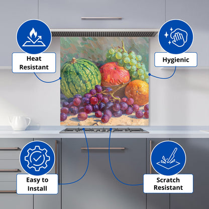 Harvest Bounty: A Still Life Kitchen Splashback