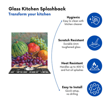 Harvest Bounty: A Still Life Kitchen Splashback