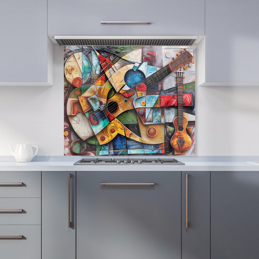 Melody of Shapes: Picasso's Instruments Kitchen Splashback