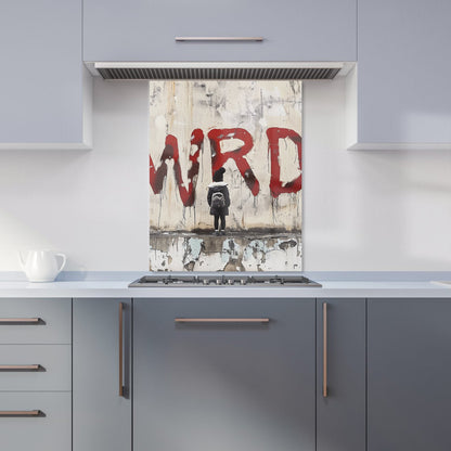 Banksy Inspired: Warren Reed Designer Kitchen Splashback