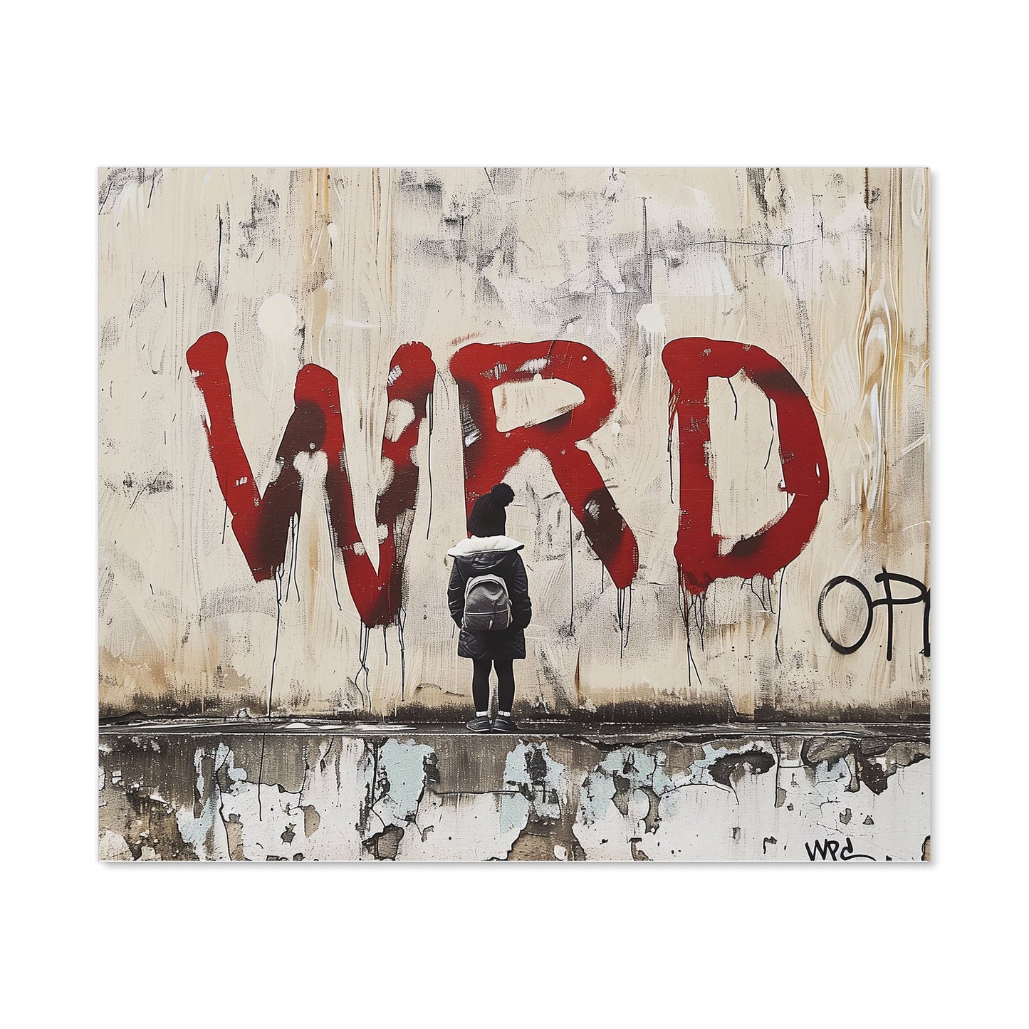 Banksy Inspired: Warren Reed Designer Kitchen Splashback