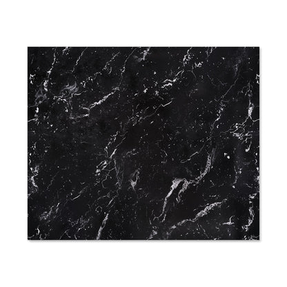 Polished Black Quartz Effect Kitchen Splashback