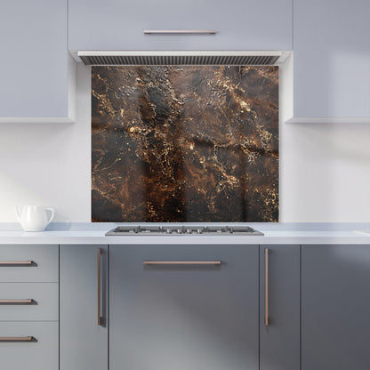 Bronze Quartz Effect Kitchen Splashback