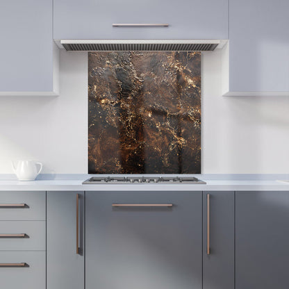 Bronze Quartz Effect Kitchen Splashback