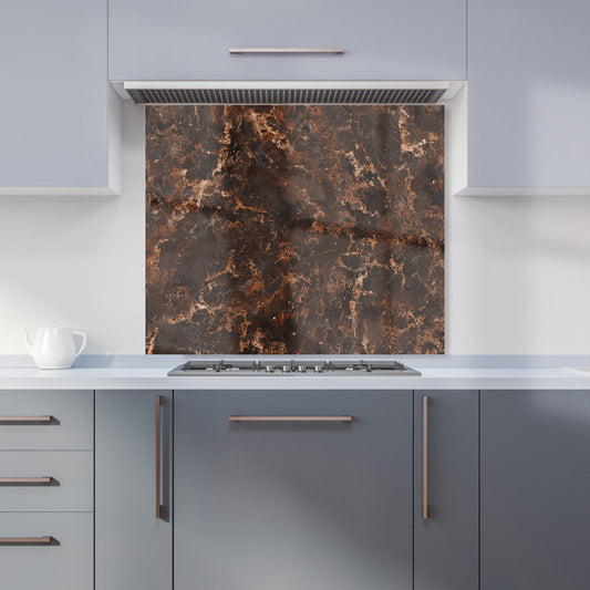 Browns Quartz Effect Kitchen Splashback