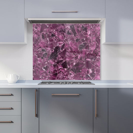 Damson Quartz Effect Kitchen Splashback