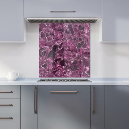 Damson Quartz Effect Kitchen Splashback