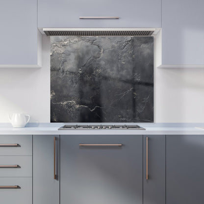 Dark Concrete Effect Kitchen Splashback