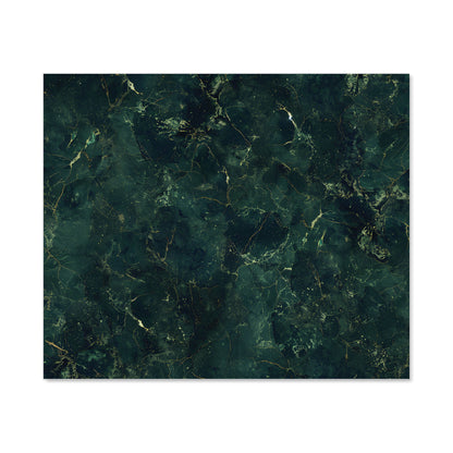 Deep Green Quartz Effect Kitchen Splashback