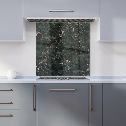 Shabby Green Quartz Effect Kitchen Splashback