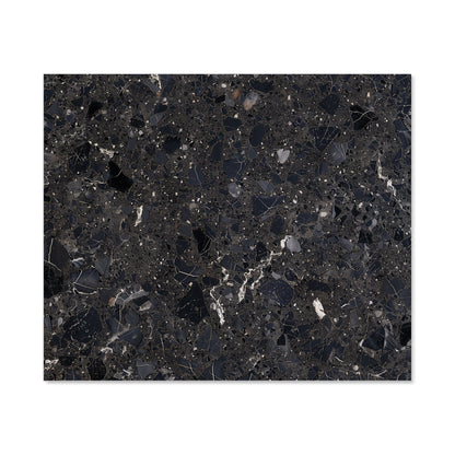 Dark Grey Quartz Effect Kitchen Splashback