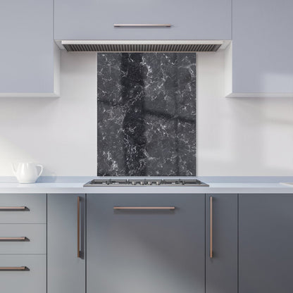 Deep Grey Quartz Effect Kitchen Splashback