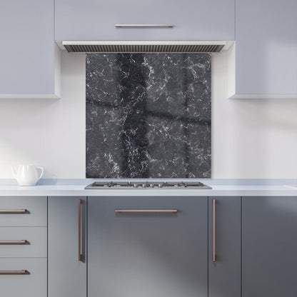 Deep Grey Quartz Effect Kitchen Splashback