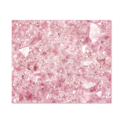 Pink Quartz Effect Kitchen Splashback