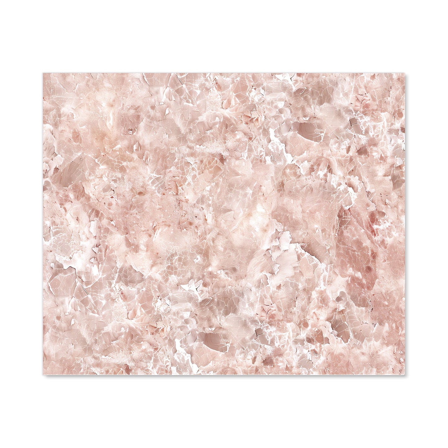Polished Pale Pink Quartz Effect Kitchen Splashback