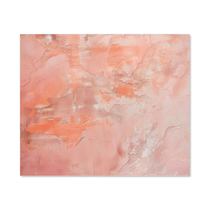 Pink Grunge Effect Kitchen Splashback