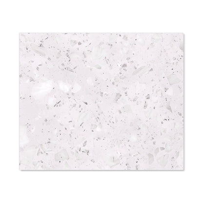 Icy White Quartz Effect Kitchen Splashback