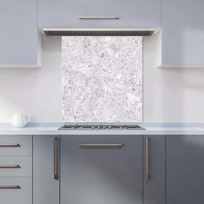 Light Grey Quartz Effect Kitchen Splashback