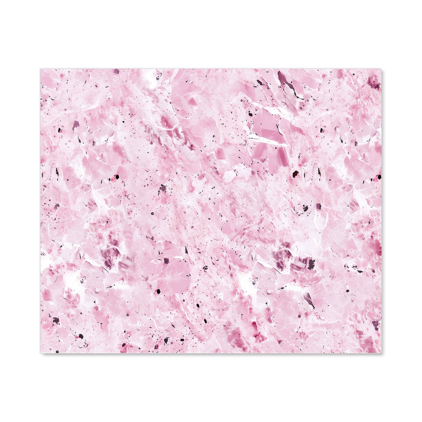 Plush Pink Quartz Effect Kitchen Splashback