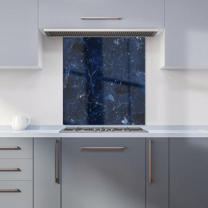 Ocean Blue Quartz Effect Kitchen Splashback