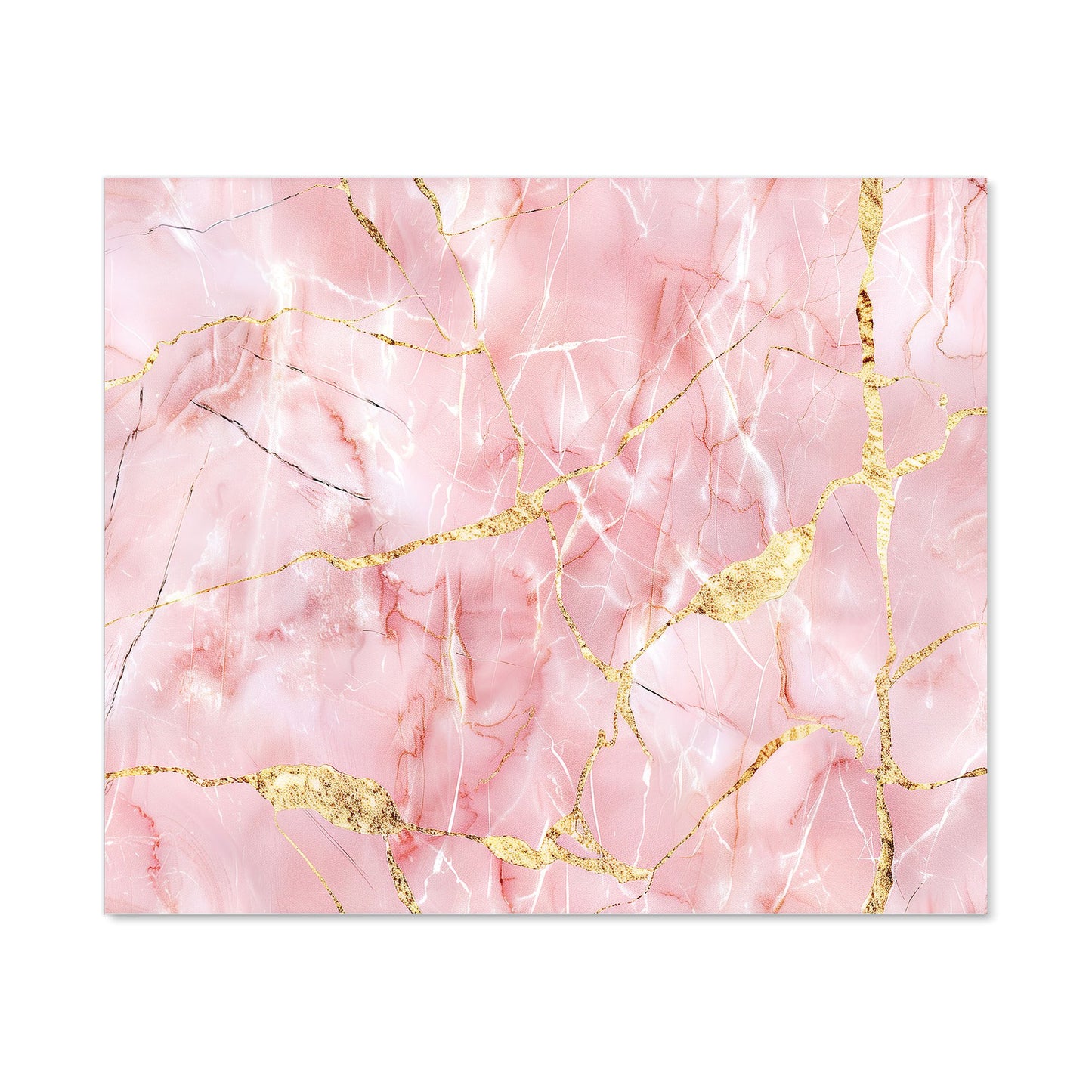 Rose Marble Effect Kitchen Splashback