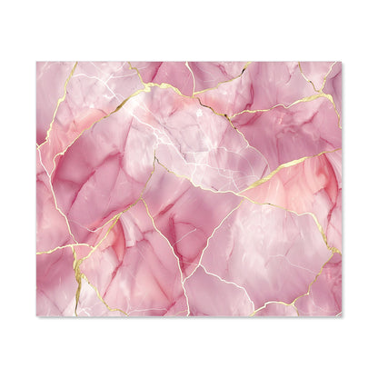 Light Rose Marble Effect Kitchen Splashback
