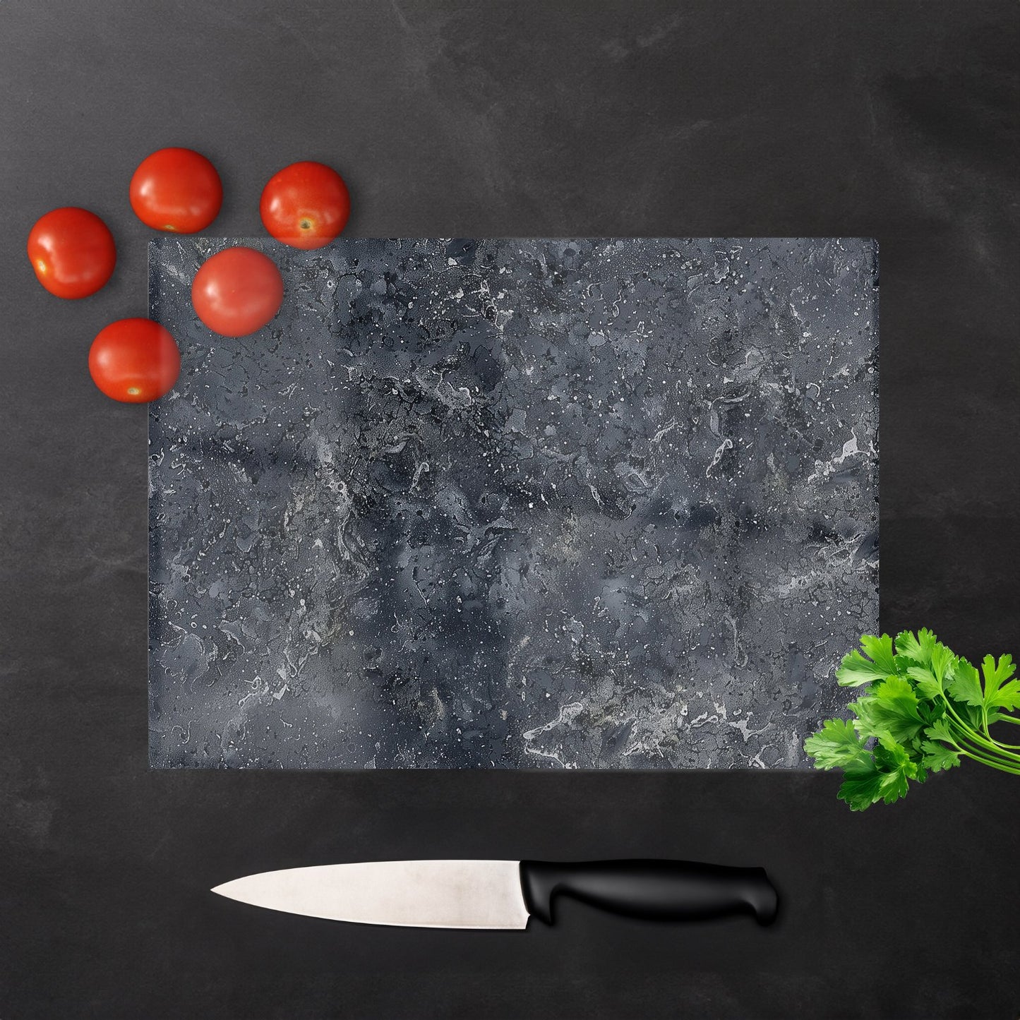 Luxury Slate Grey Quartz Effect Chopping Board