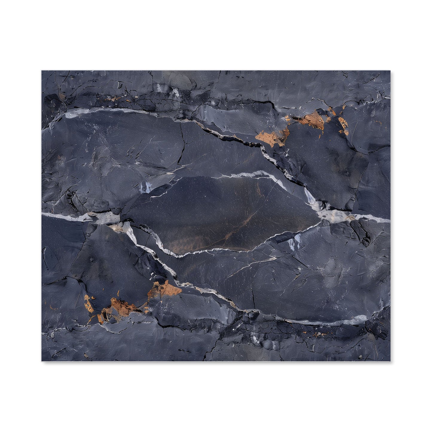 Polished Slate Grey Quartz Effect Kitchen Splashback